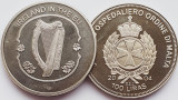 2624 Ordinul din Malta 100 Liras 2004 Ireland in the EU UNC, Europa