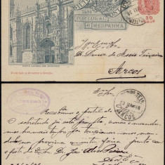 Portugal 1898 Old postcard stationery Vinha do Castello Arcos DB.258