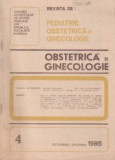 Revista de Obstetrica si Ginecologie, Octombrie-Decembrie, 1985