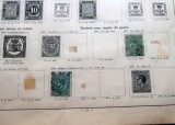 Lot 2 timbre fiscale Spania &bdquo;Impuesto de Guerra&rdquo;, Regele Alfonso XII, ștampilate (1875&ndash;1876) -A42