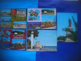 HOPCT LOT NR 518 CONSTANTA-IP-CT-5 CARTI POSTALE-RSR-CIRCULATE, Circulata, Printata