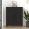 VidaXL Servantă, negru, 69,5x34x90 cm, lemn compozit