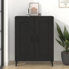 vidaXL Dulap, negru, 69,5x34x90 cm, lemn compozit 812142
