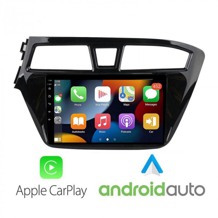 Sistem Multimedia MP5 Hyundai i20 2015-2018 J-517 Carplay Android Auto Radio Camera USB CarStore Technology