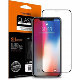 Folie de protectie Spigen Glass FC pentru Apple iPhone 11/XR Negru