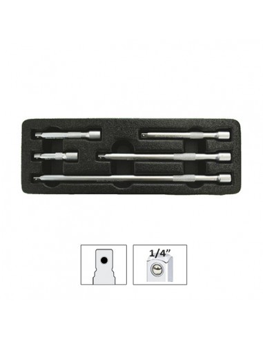 Set De Prelungitoare 1/4` Cu Cap Normal