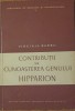 CARTEA ~ CONTRIBUTII LA CUNOASTEREA GENULUI HIPPARION AUTOR VIRGINIA BARBU