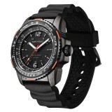 NORTH EDGE PHOTON , Ceas sport digital solar, 44.5mm, ecran Hardlex, carcasa metalica, curea silicon, rezistent la apa 50M, autonomie 180 zile