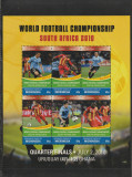 Micronesia 2010-Sport,Fotbal,C.M.,bloc 6 valori dant.,MNH,Mi.2157-2162KB, Nestampilat