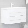 Dulap Chiuveta Gossi Alb 80x38.5x48 cm PAL Mobilier Baie Corp Baie
