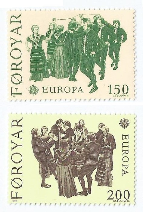 |Danemarca, Feroe, Europa CEPT, 1981, MNH