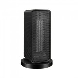 Aeroterma / radiator flippy, 1200 w, 2 trepte de putere, termostat reglabil, negru