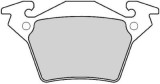 Set placute frana punte spate Mercedes V-Class; Vito (W638), 02.1996-07.2003, marca SRLine Polonia