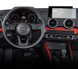 Folie Protectie Navigatie Audi Q2 2020+, Duragon, protectie Display Navigatie, silicon Transparent, Anti-zgarieturi, kit instalare