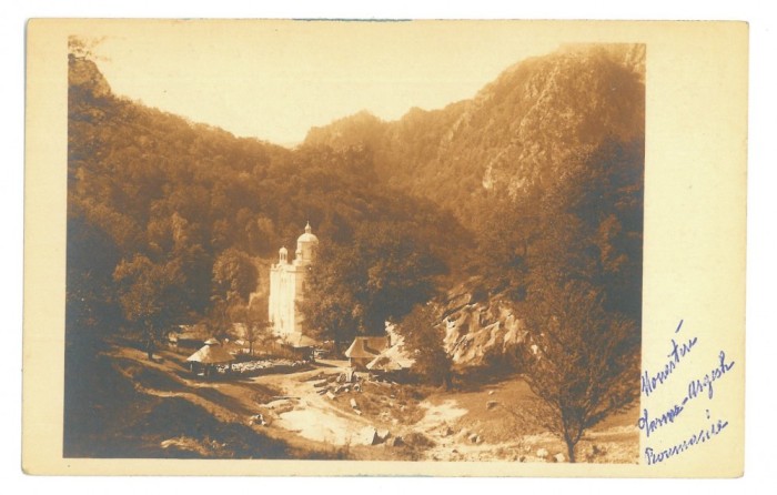 4705 - TURNU, Valcea, Monastery, Romania - PRIVATE old postcard - unused