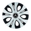 Set 4 Capace Roti Top Gri-Negru R15, Compatibil Cu Mercedes, Autohelix MSA