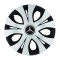 Set 4 Capace Roti Top Gri-Negru R15, Compatibil Cu Mercedes