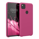 Husa pentru Google Pixel 4a, Silicon, Roz, 52549.213, Carcasa, Kwmobile