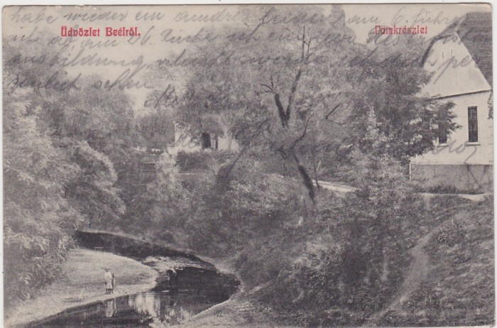 CP Beliu Bel Udvozlet Beelrol Arad Parau ND(1916)