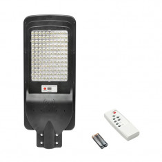 Lampa LED cu prindere pe stalp pentru iluminat stradal 6V/150W cu panou solar si senzor de miscare BK69221 foto