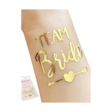 Set 10 Tatuaje Temporare Petrecerea Burlacitelor &ldquo;Team Bride&rdquo; - 99287