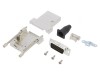 Adaptor D-Sub HD PIN: 26 tată drept lipire pe cablu - gold flash