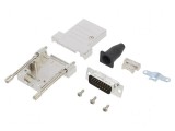 Adaptor D-Sub HD PIN: 26 tată drept lipire pe cablu - gold flash