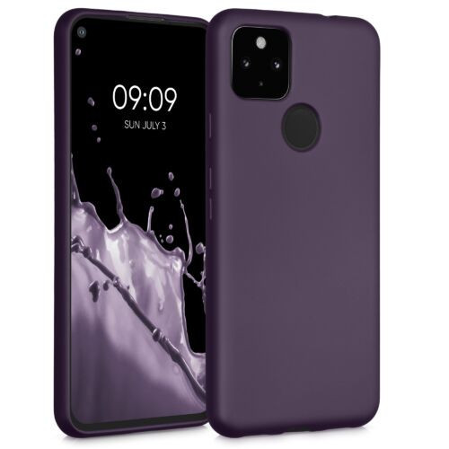 Husa pentru Google Pixel 5a, Silicon, Mov, 55782.115, Kwmobile