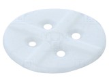 Bucșă de distanțare LED albă &Oslash;5,7mm Lungime 0,5mm