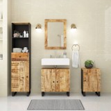 VidaXL Set mobilier de baie, 4 piese, lemn masiv de mango 3200641