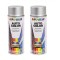 Pachet 2 x Vopsea spray auto Dupli Color gri platina metalizata 350ml