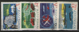 URSS 1963 - Cercetare &icirc;n Antarctica, serie stampilata