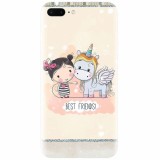 Husa silicon pentru Apple Iphone 7 Plus, Best Friends