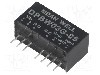 Convertor de tensiune, DC-DC, intrare 18...75V DC, iesire 5V DC, putere 3W, MEAN WELL - DPBW03G-05