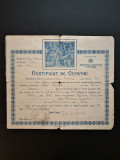 Certificat de Cununie - Iasi - 1943