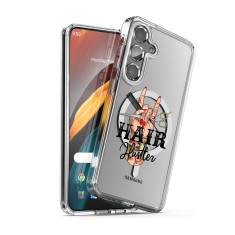 Husa pentru samsung galaxy s25, atasare magnetica, magsafe, hair hustler, clear foto