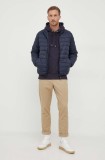 Pepe Jeans geaca barbati, culoarea albastru marin, de tranzitie