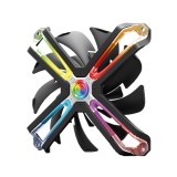 Ventilator Zalman &quot;SF120&quot;, 120mm, 1500 RPM, FDB bearing, 54 cfm, RGB, 3-pin, 4-pin PWM, negru, &quot;ZM-SF120&quot;