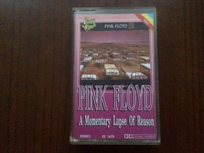 pink floyd a momentary lapse of reason caseta audio muzica prog rock eurostar foto