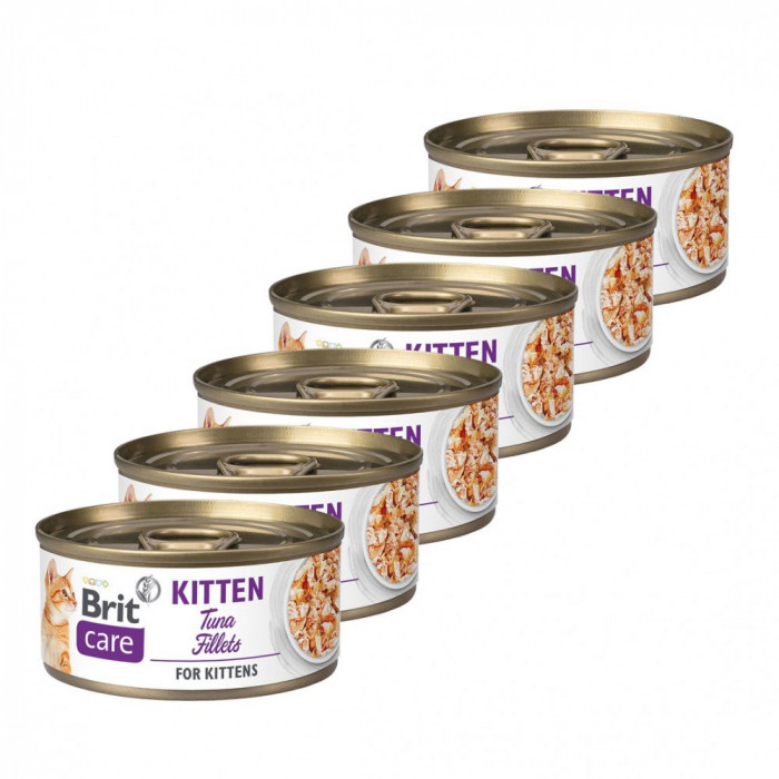 Brit Care Kitten Tuna Fillets 6 x 70 g