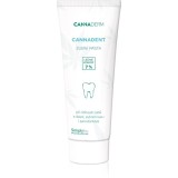 Cannaderm Cannadent Alkaline toothpaste pastă de dinți cu extract din plante cu ulei de canepa 75 g