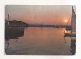 FA156 - Carte Postala - ITALIA - Riviera Adriatica. Tramonto sulla darsena, circulata