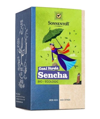 Ceai Verde Sencha Bio 18 plicuri Sonnentor foto