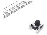 Micro&icirc;ntrerupător TACT SPST-NO SMT IP57 32V 0.03125A