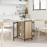 vidaXL Masă de dining 144 x 60 x 75 cm Lemn prelucrat Stejar Sonoma 8006066