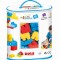 Set cuburi Jumbo pentru constructii-60 piese, DOLU