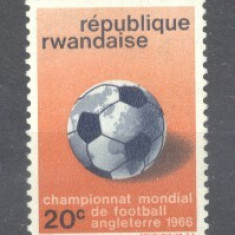 Rwanda 1966 Sport, Soccer, Football, MNH AE.129