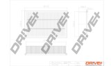 Dr!ve+ DP1110.10.0122 Filtru aer