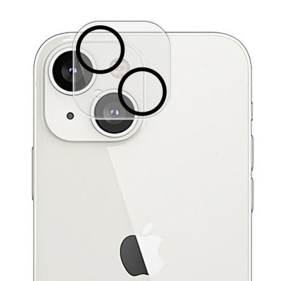 Folie pentru iPhone 14 14 Plus Lito S+ Camera Glass Protector Negru Transparent foto