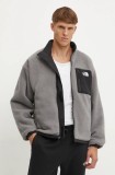 The North Face jachetă sport cu două fețe Yumiori Reversible culoarea gri, NF0A89GTWOO1